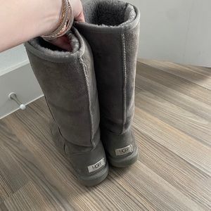 Gray UGG tall boots, good condition